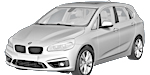 BMW F45 U0103 Fault Code